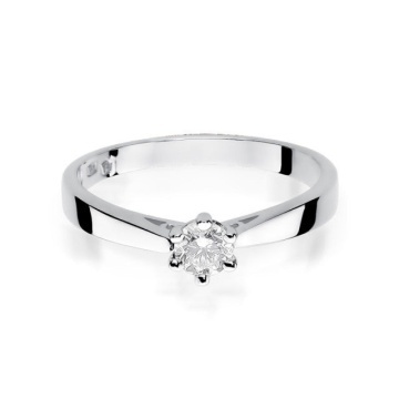 Inel Aur 14K cu Diamant Natural 0.25 ct - Img 5