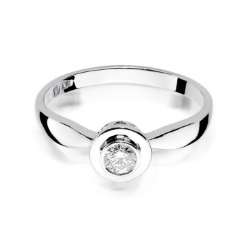 Inel Aur 14K cu Diamant Natural 0.30 ct - Img 5