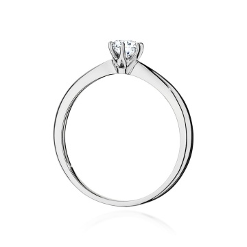 Inel Aur 14K cu Diamant Natural 0.40 ct - Img 8