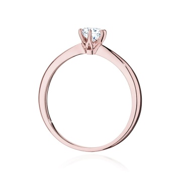 Inel Aur 14K cu Diamant Natural 0.50 ct - Img 5