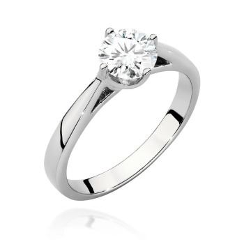 Inel Aur 14K cu Diamant Natural 0.70 ct - Img 4