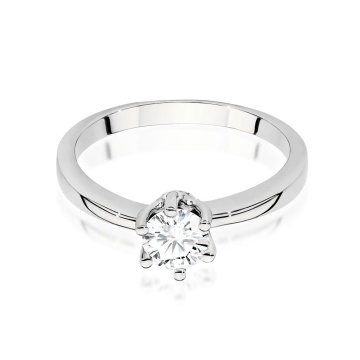 Inel Aur 14K cu Diamante de Laborator 0.50 ct - Img 8