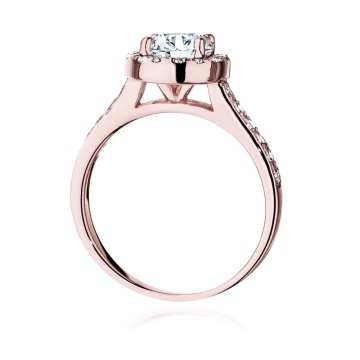 Inel Aur 14K cu Diamante de Laborator 1.38 ct - Img 9