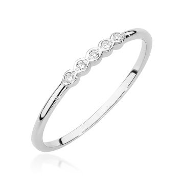 Inel Aur 14K cu Diamante Naturale 0.04 ct - Img 9