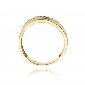 Inel Aur 14K cu Diamante Naturale 0.09 ct - Img 3