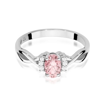 Inel Aur 14K cu Diamante Roz de Laborator 0.55 ct - Img 10