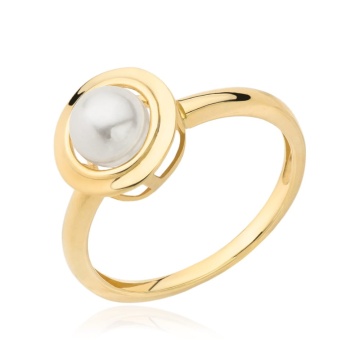 Inel Aur 14k cu Perla - Img 2