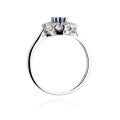 Inel Aur 14K cu Safir 0.70 ct si Diamante Naturale 0.10 ct - Img 7