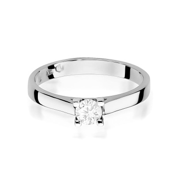 Inel Aur 9K cu Diamant de Laborator 0.25 ct - Img 6