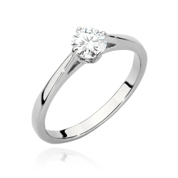 Inel Aur 9K cu Diamant de Laborator 0.40 ct - Img 4