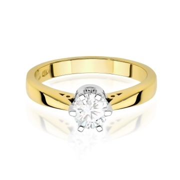 Inel Aur 9K cu Diamant de Laborator 1.00 ct - Img 2