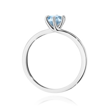 Inel Aur 9K cu Diamant Natural 0.50 ct - Img 7