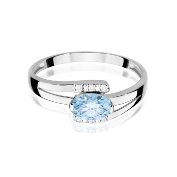 Inel Aur 9K cu Diamante de Laborator 0.55 ct - Img 6