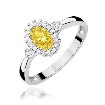 Inel Aur 9K cu Diamante de Laborator 0.70 ct - Img 5