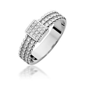Inel Aur 9K cu Diamante Naturale 0.08 ct - Img 5