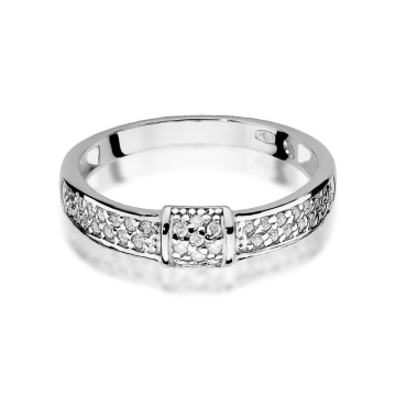 Inel Aur 9K cu Diamante Naturale 0.19 ct - Img 6
