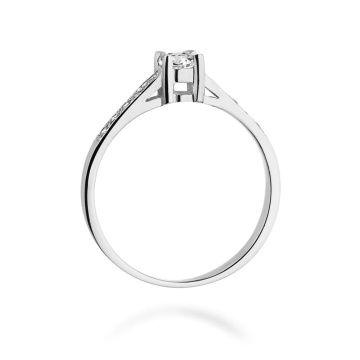 Inel Aur 9K cu Diamante Naturale 0.45 ct - Img 7