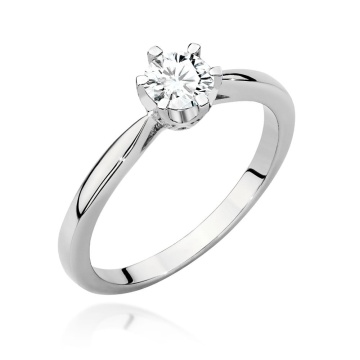 Inel Aur 9K cu Diamante Naturale 0.46 ct - Img 4