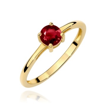 Inel Aur 9K cu Granat 0.60 ct