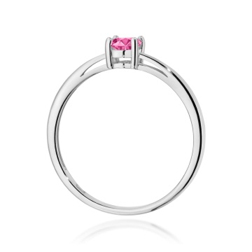 Inel Aur 9K cu Topaz Roz 0.50 ct - Img 8