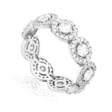 Inel din argint 925 cu cristale Angel Collection