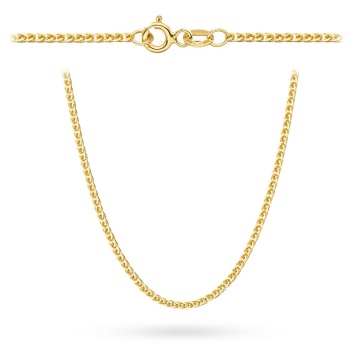 Lant Aur 14k, 70 cm - Img 2
