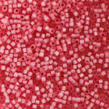 Miyuki Delica Dyed Rose Silverlined 5gr 11/0