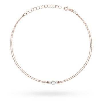 Bratara Aur 14K cu Diamante Naturale 0.13 ct - Img 3