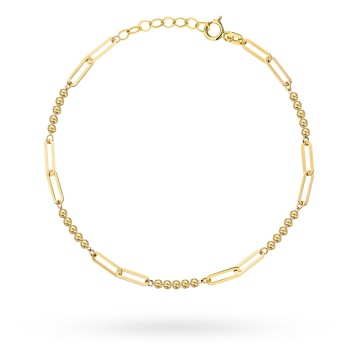 Bratara Aur 14k cu Placute si Bilute - Img 2