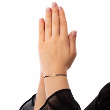 Brățară Divinum cu Cruce din aur 14K - Img 2