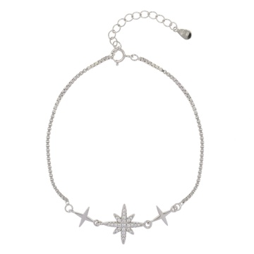 Bratara North Star Box din Argint 925