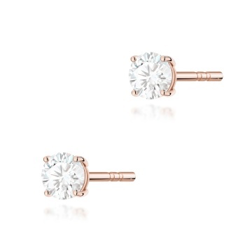 Cercei Aur 14K cu Diamant de Laborator 0.30 ct - Img 4