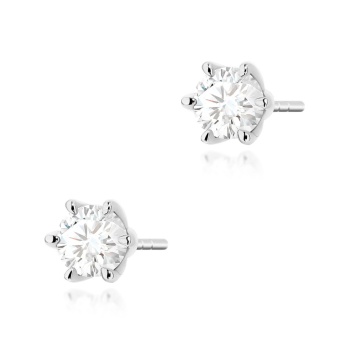 Cercei Aur 14K cu Diamant de Laborator 0.50 ct - Img 7