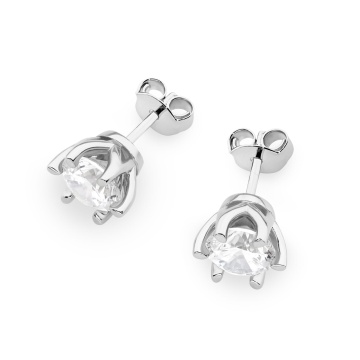 Cercei Aur 14K cu Diamant de Laborator 1.00 ct - Img 9