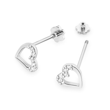 Cercei Aur 14K cu Diamante Naturale 0.09 ct Filet cu Protectie - Img 6