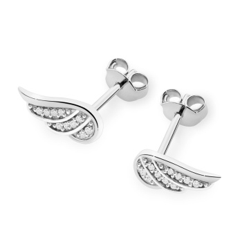 Cercei Aur 14K cu Diamante Naturale 0.10 ct - Img 4