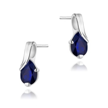 Cercei Aur 14K cu Safir 0.60 ct - Img 7