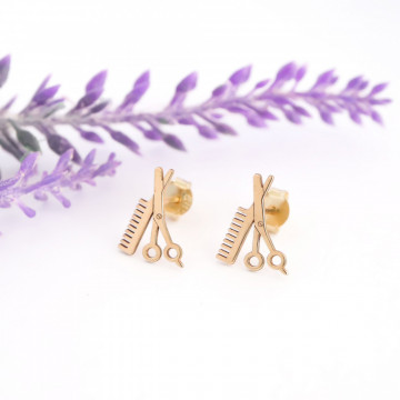 Cercei Hairstylist din AUR 14k - Img 2