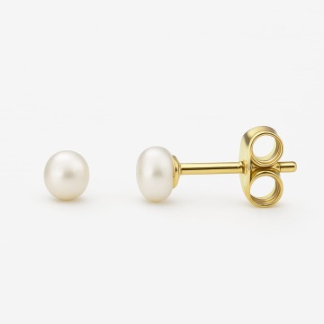 Cercei Small Pearls din AUR 14K cu Perle de Cultura - Img 2