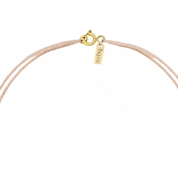 Choker Crystal Beige Cross din AUR 14K - Img 2