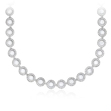 Colier din argint 925 cu cristale Angel Exclusive Collection - Medium