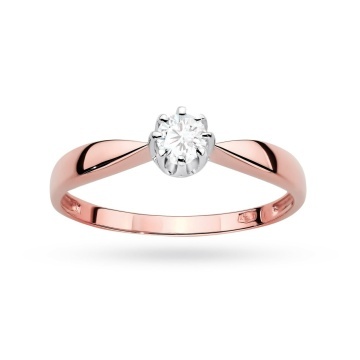 Inel Aur 14K cu Diamant de Laborator 0.30 ct - Img 10