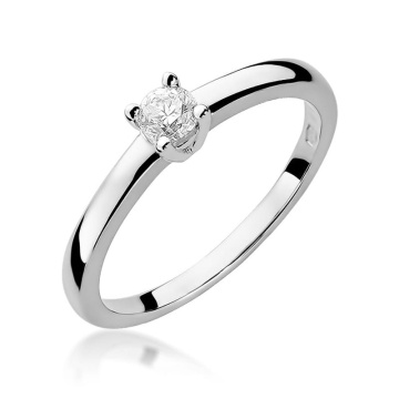Inel Aur 14K cu Diamant Natural 0.25 ct - Img 9