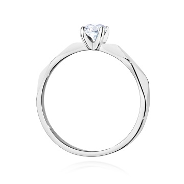 Inel Aur 14K cu Diamant Natural 0.25 ct - Img 11