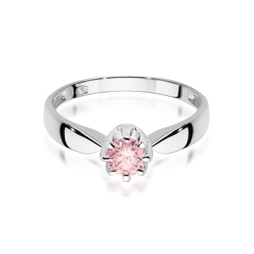 Inel Aur 14K cu Diamant Roz de Laborator 0.50 ct - Img 8