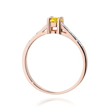 Inel Aur 14K cu Diamante de Laborator 0.45 ct - Img 7