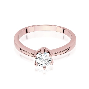 Inel Aur 14K cu Diamante de Laborator 0.50 ct - Img 5