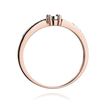 Inel Aur 14K cu Diamante Naturale 0.07 ct - Img 10