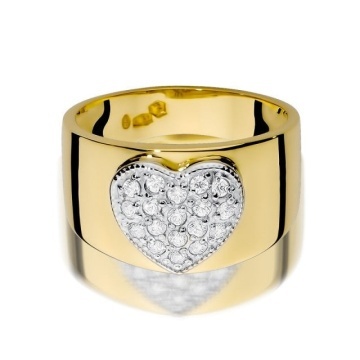 Inel Aur 14K cu Diamante Naturale 0.26 ct