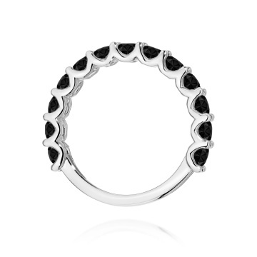 Inel Aur 14K cu Diamante Naturale Negre 1.56 ct - Img 11